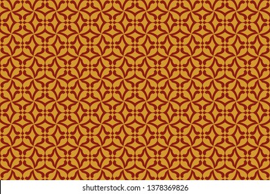 Raster rich ornament. Sloping seamless colorful ornament for design and backgrounds. Kaleidoscopic orient popular style golden colors.                          Luxury vector pattern.  