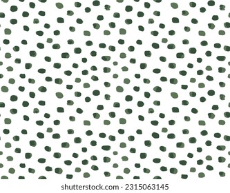 Raster nahtlose Blumenmuster mit grauen Rosen, Aquarelleffekt.Nahtlose Muster. Herbstliche Textur von Casual polka dot. handgezeichnete stylische Doodle