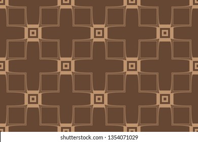 Raster seamless geometric pattern. Geometrical texture with hexagonal grid, diamond shapes, triangles, mesh, lattice. Modern design for decor,                                                 