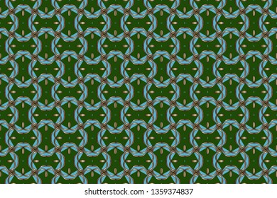 Raster seamless geometric pattern. Geometrical texture with hexagonal grid, diamond shapes, triangles, mesh, lattice. Modern design for decor, Simple abstract repeat background. 