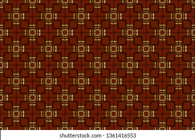 Raster seamless geometric pattern. Geometrical texture with hexagonal grid, diamond shapes, triangles, mesh, lattice. Modern design for decor, Simple abstract repeat background. 
