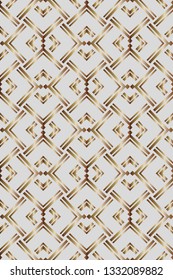 Raster seamless pattern. Rich fashionable floral texture for wallpaper, interior, tiles, print, textiles, packaging and various types of design. Luxury  vector pattern.   