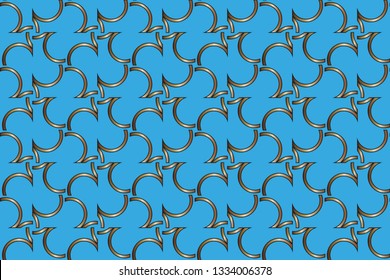 Raster seamless pattern. Rich fashionable floral texture for wallpaper, interior, tiles, print, textiles, packaging and various types of design. Luxury  vector pattern.   