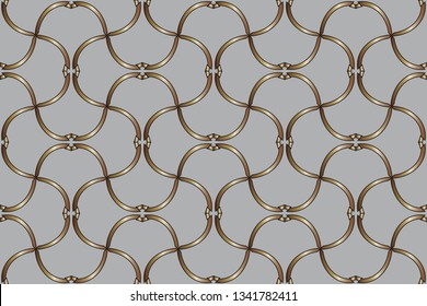 Raster seamless pattern. Rich fashionable floral texture for wallpaper, interior, tiles, print, textiles, packaging and various types of design. Luxury  vector pattern.   