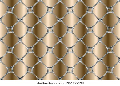 Raster seamless pattern. Rich fashionable floral texture for wallpaper, interior, tiles, print, textiles, packaging and various types of design. brown pattern, brown image, Luxury vector pattern.     