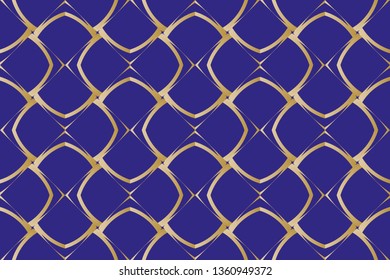 Raster seamless pattern. Rich fashionable floral texture for wallpaper, interior, tiles, print, textiles, packaging and various types of design. Abstract classic golden pattern Luxury vector pattern. 