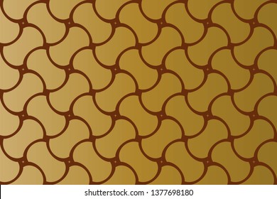 Raster seamless pattern. Rich fashionable floral texture for wallpaper, interior, tiles, print, textiles, packaging and various types of design. Abstract classic golden pattern 
