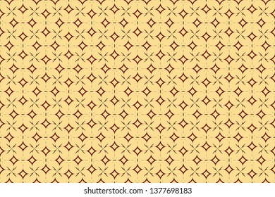 Raster seamless pattern. Rich fashionable floral texture for wallpaper, interior, tiles, print, textiles, packaging and various types of design. Abstract classic golden pattern 