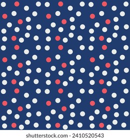 Raster simple trendy seamless pattern of abstract shapes, doodles. Colorful light style of this background for your design.
