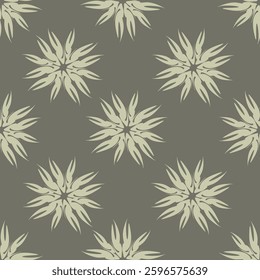 Raster version. Seamless floral wallpaper. Pattern in classic style with flowers and twigs