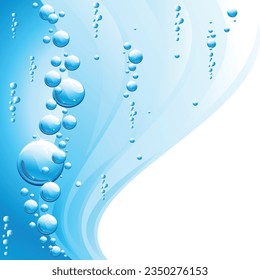 The raster version Water background.