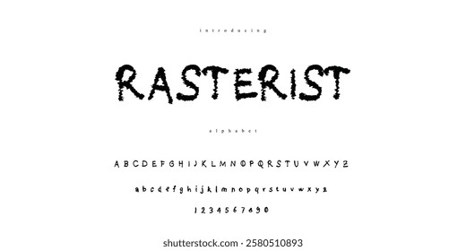 Rasterist – Raw  Rugged Font for Bold Designs