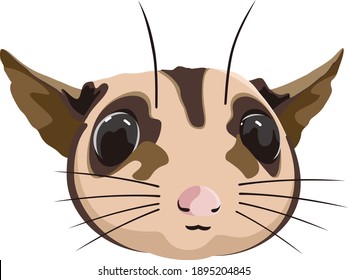 Rat Brown Face Cute Icon