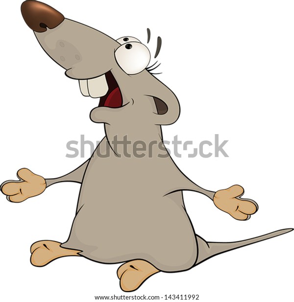 Rat Cartoon Stock Vector (Royalty Free) 143411992