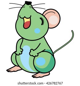 Rat Cartoon Vector