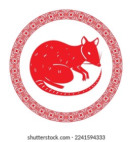 rat chinese zodiac animal icon