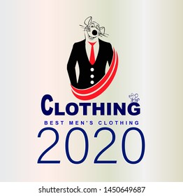 Rat, clothes, the man, 2020.