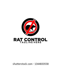 Rat Control Logo Icon Design Stock Vector (Royalty Free) 1344833558 ...