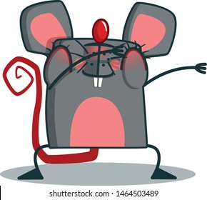 rat dab vector vector / illustration