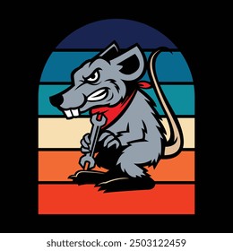 Rat Design For Print Items