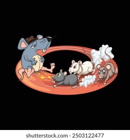 Rat Design For Print Items