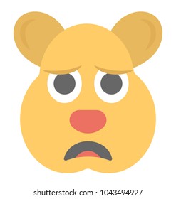 
Rat Emoji Flat Icon
