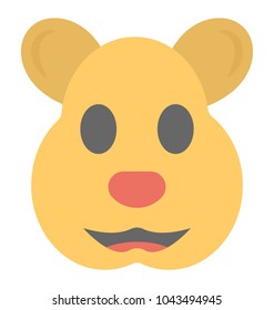 
Rat Emoji Flat Icon
