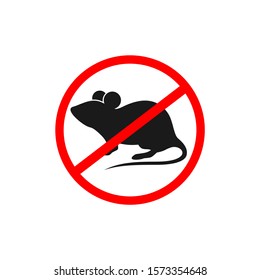 Rat exterminator Icon and Logo Vector