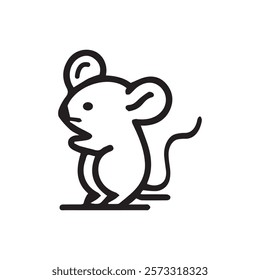 Rat icon art vector illustration