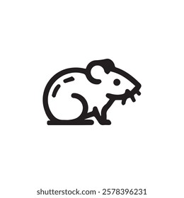 Rat icon art vector illustration