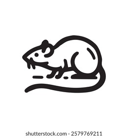 Rat icon art vector illustration