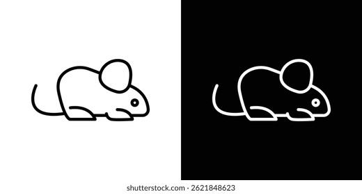 Rat icon concept stroke on white background