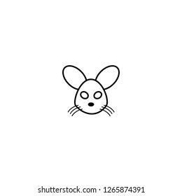 Rat icon design.