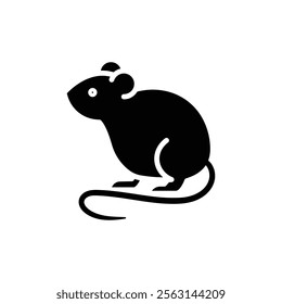 Rat icon Isolated flat vector in outline