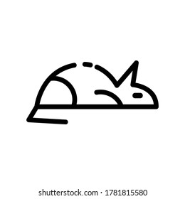 icono de rata o logotipo símbolo de signo aislado ilustración vectorial de alta calidad estilo negro iconos vectoriales
