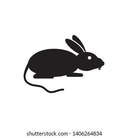 rat icon logo vector design template