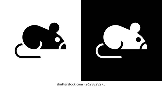 Rat icon for logo web mobile app UI design.