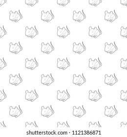 Rat icon. Outline illustration of rat vector icon for web