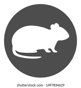 Rat icon. Rodent symbol. Vector.