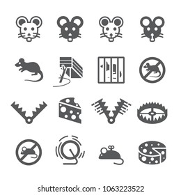 Rat Icon Set