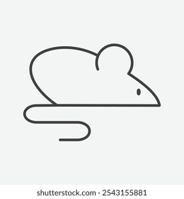 Rat icon set. vector illustration.