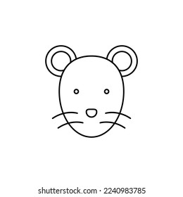 the rat icon is suitable for your web, apk or project with a chinese new year theme