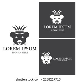 Rat icon and symbol vector illustration