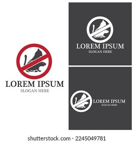 Rat icon and symbol vector illustration