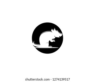 Rat icon vector illustration
