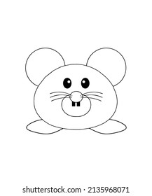 rat  icon vector illustration logo template