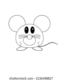 rat  icon vector illustration logo template