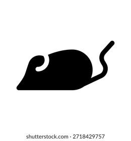 Ilustración de diseño de símbolo de Vector de icono de rata