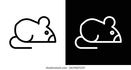 Rat icon Vector symbol in trendy flat style