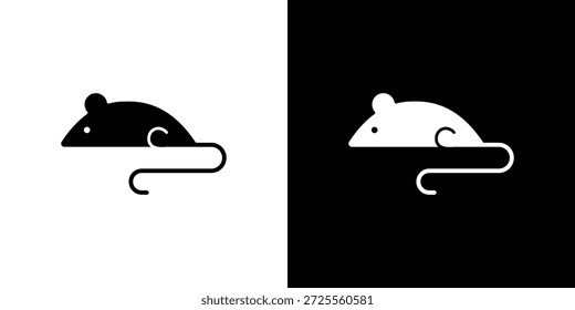 Rat icons for graphic and web design projects